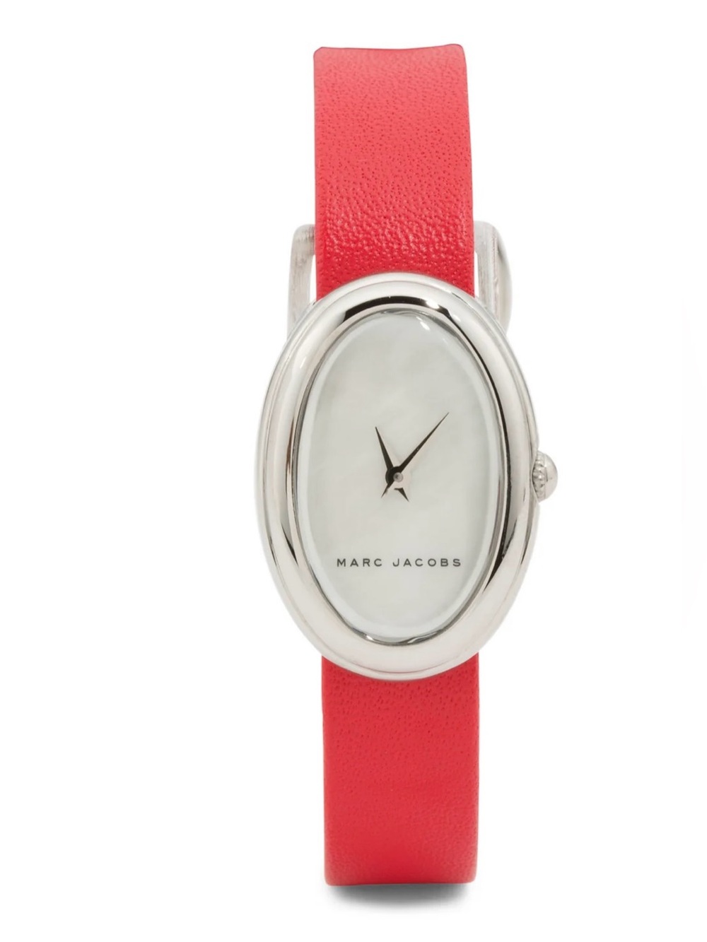 EUC MARC JACOBS Women's Cicely Oval Dial Leather Strap Watch